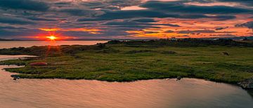 Zonsondergang op IJsland van Henk Meijer Photography