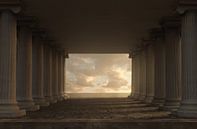 Greek hall with Ionic columns by Besa Art thumbnail