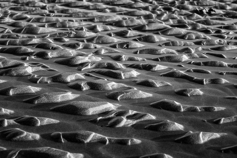 Structuur van het zand na eb van Jefra Creations