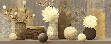 Blumenvasen von Blickfänger Gemälde