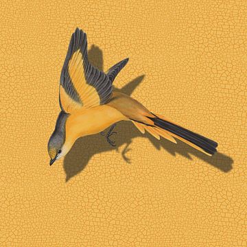 Yellow Bird von Marja van den Hurk