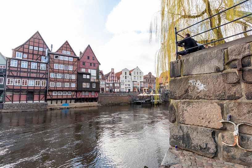 The river Ilmenau, Lüneburg by Martijn