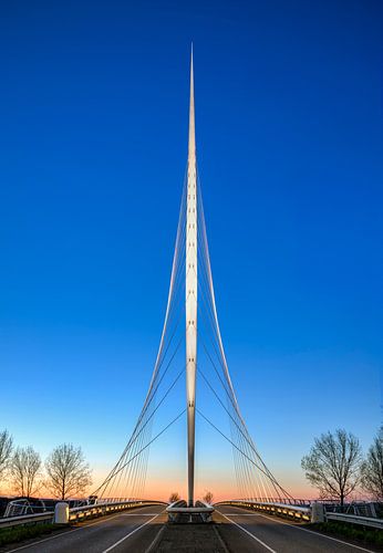 Harp Bridge in Nieuw Vennep, Netherlands
