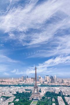 Paris Skyline | Minimalist van Melanie Viola