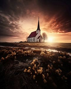 Kapelle in der Landschaft