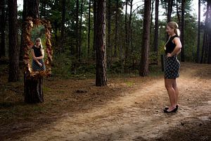 Reflet du miroir de la forêt - Enchanted Forest Art