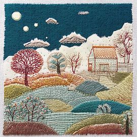 Mit Sashiko-Stickerei und Wabi-Sabi-Ästhetik