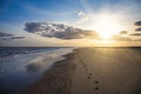 Footsteps On The Beach