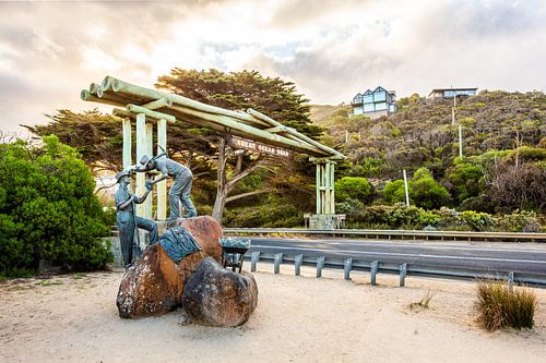 Beginn der Great Ocean Road