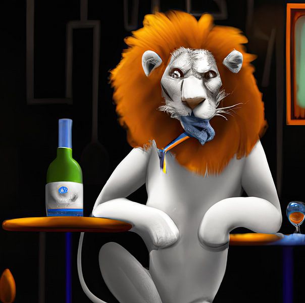 King of the Bar van Lions-Art