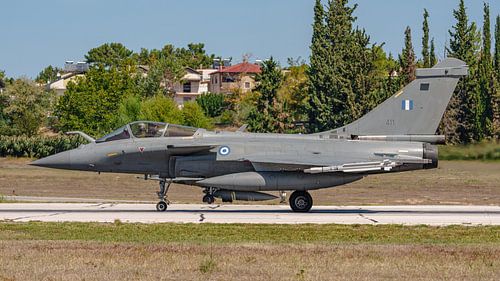 Greek Dassault Rafale fighter. by Jaap van den Berg