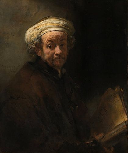 Rembrandt van Rijn. Zelfportret als de apostel Paulus