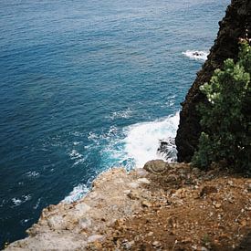 Uitzicht vanaf rotskust Madeira