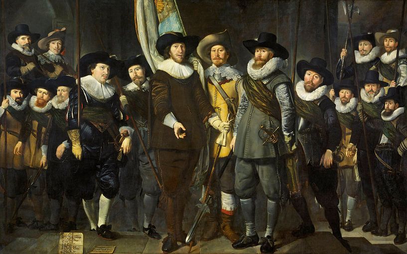 Officieren en andere schutters van wijk III in Amsterdam, Thomas de Keyser van Meesterlijcke Meesters