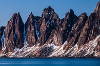 Pointed mountains on the island of Senja by Martijn Smeets thumbnail