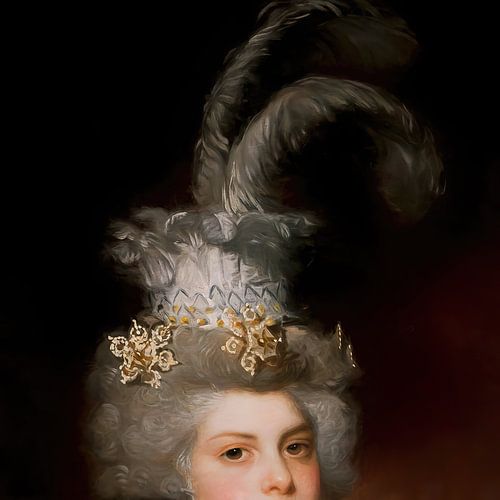 Portrait antique altéré