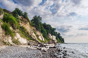 Kreidefelsen an der Küste der Ostsee auf der Insel Rügen