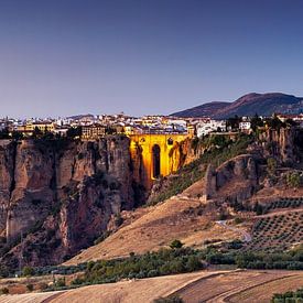 Ronda - Andalusië/Spanje (Panorama) van Frank Herrmann