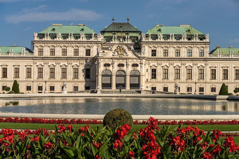 Palais du Belvédère à Vienne, Autriche par Peter Schickert