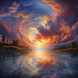 Twirling skies by SilversCrafts