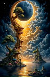 The Moon Keeper’s Ascent by Indah Widyaningrum