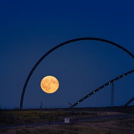 Observatoire de l'horizon avec la lune sur LICHTERKISTE