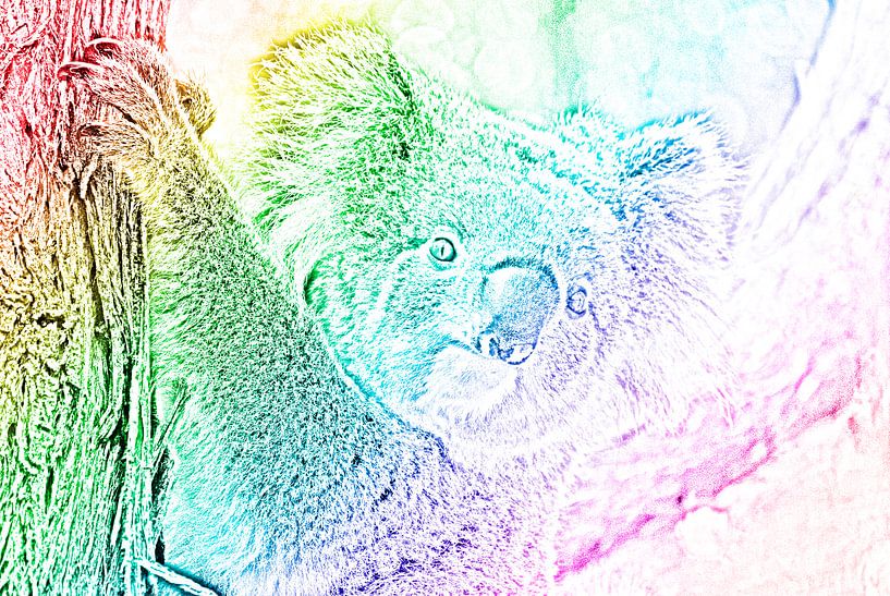 The Proud Rainbow Koala - A Symbol of Love and Diversity by Be More Outdoor