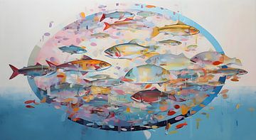 Swimming fish by Artsy