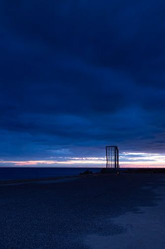 La jetée de Scheveningen la nuit