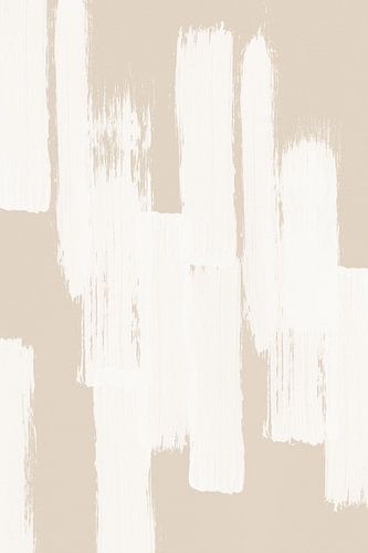 Beige penseelstreken