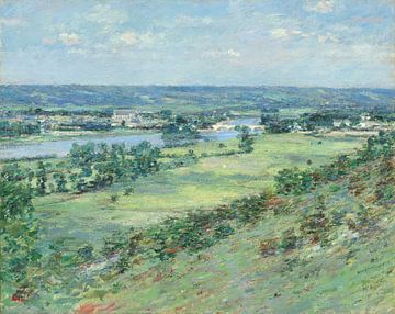 La vallée de la Seine, depuis les collines de Giverny, Théodore Robinson
