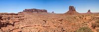 MONUMENT VALLEY Panorama van Melanie Viola thumbnail