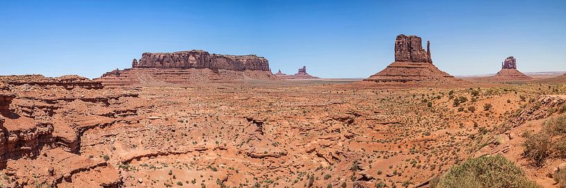 MONUMENT VALLEY Panorama van Melanie Viola