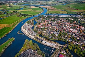 Luftaufnahme von Doesburg an der IJssel