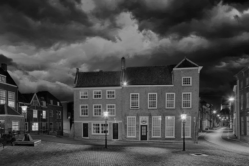 Dordrecht Niederlande Schwarz und Weiss von Peter Bolman