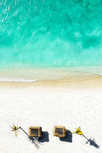Aerial Summer - Quiet Beach by Philippe HUGONNARD