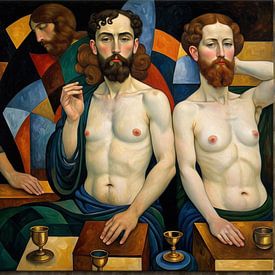 The last supper II by Ad Peerdeman