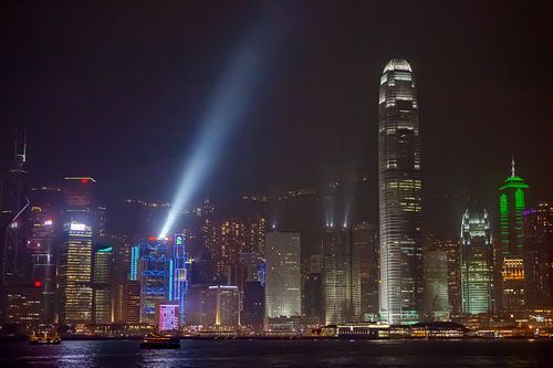 Hong Kong bij nacht