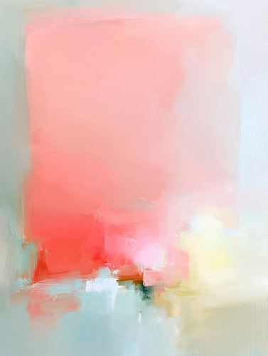 Champ de couleur rose corail