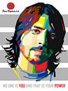 Pop Art Dave Grohl - Foo Fighters van Doesburg Design thumbnail