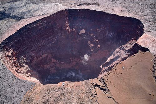 Dichter bij de Pu'u 'O'o krater