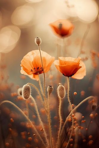 Poppy In Morning Sun