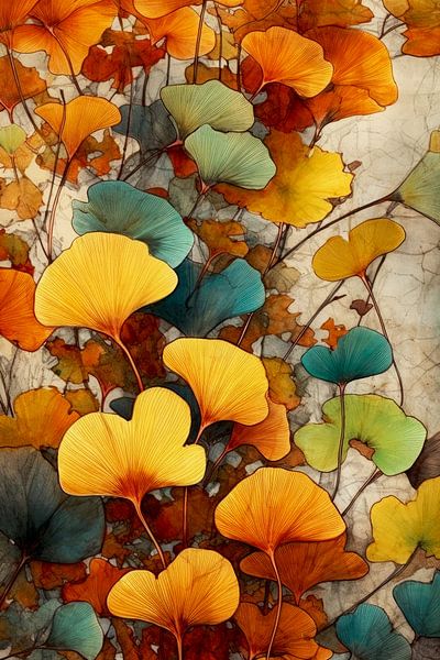 Ginko Biloba bladeren #ginko van JBJart Justyna Jaszke