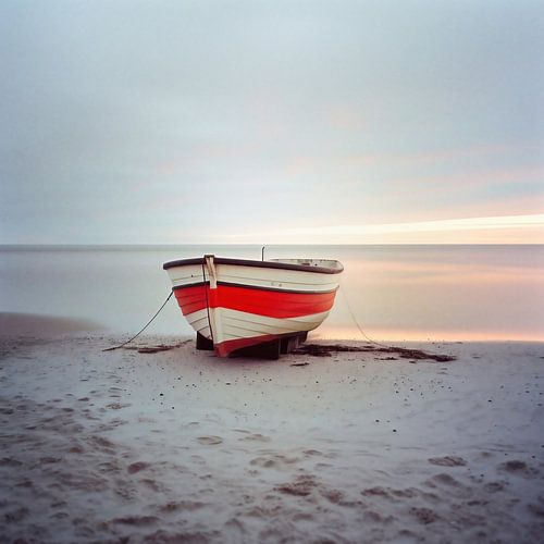 Boat in infinite peace