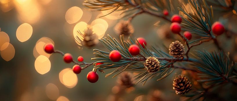 Kerst glamour van Poster Art Shop