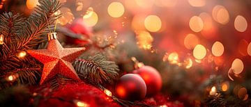 Kerst glamour van Poster Art Shop