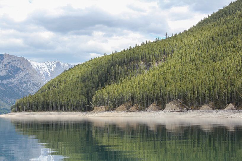 Lake Minnewanka in Canada by Map of Joy