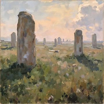 Antike Ruinen Landschaft