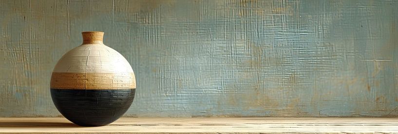 Japandi Vaas | Harmony Canvas van Kunst Kriebels