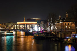 Abendfoto von Amsterdam von W J Kok